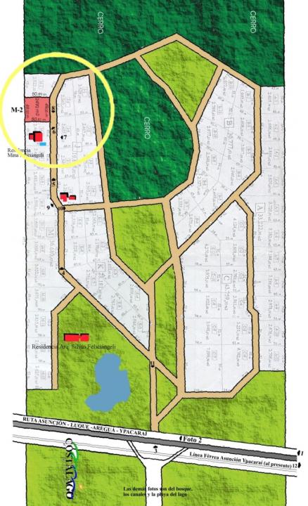 Plano de la urbanización